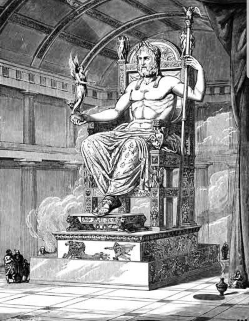 Statue des Zeus in Olympia